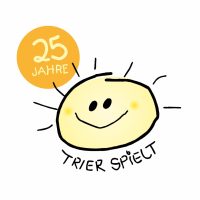 Jubiläumslogo zum 25. TRIER SPIELT. Bild: City-Initiative Trier e.V.