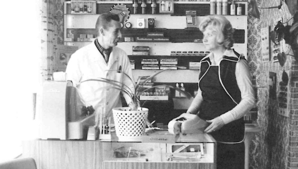 Ein Bild aus den ersten Jahren: Salongründer Josef Lamberty mit seiner Frau Lotte. Foto: Salon Lamberty 