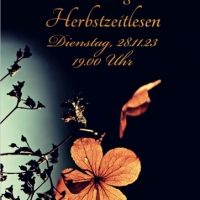 5. November 2023 - Herbstzeitlesen - AutorenForum