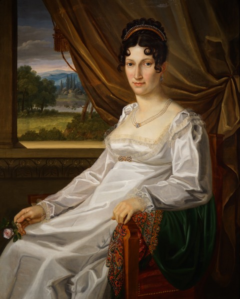 Johann Anton Ramboux, Porträt der Maria Franziska Reverchon, um 1812-1815 © Stadtmuseum Simeonstift (Geschenk der Familie Reverchon an das Museum)