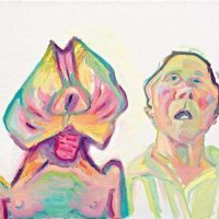 Das Doppelselbstporträt "Zwei Arten zu sein" von Maria Lassnig. Quelle: Europäische Kunstakademie e.V.