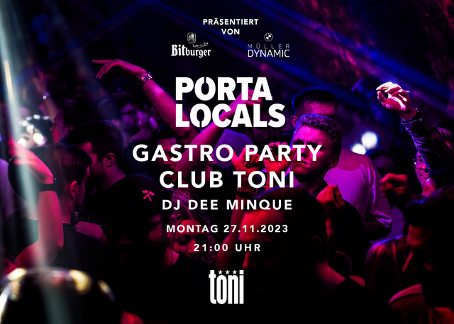 Die Wiederbelebung der Gastro-Party von Porta Locals. Quelle: Porta Locals. 