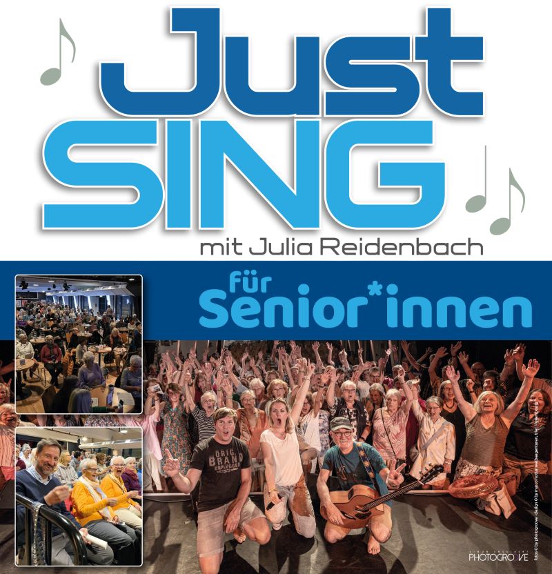 Mitmachkonzert "Just Sing für Senior_innen" mit Julia Reidenbach. Foto: TUFA Trier