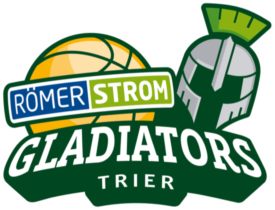 Logo der Basketball-Mannschaft Römerstrom Gladiators Trier. Foto: Römerstrom Gladiators Trier