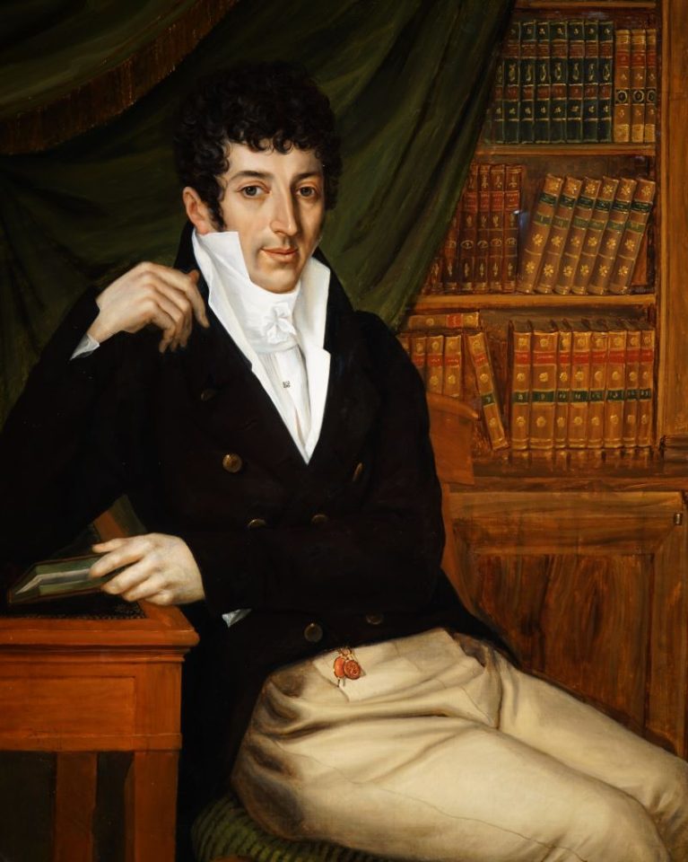 Johann Anton Ramboux, Porträt von Jean Joseph Reverchon, um 1812-1815. Geschenk der Familie Reverchon an das Museum. Foto: Stadtmuseum Simeonstift Trier
