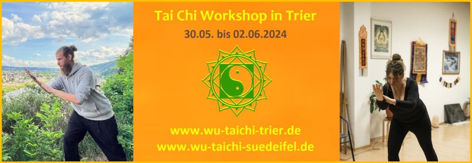 Wu Tai Chi Workshop in Trier im Mai 2024 mit Johannes und Kaya. Foto: Johannes Nett 